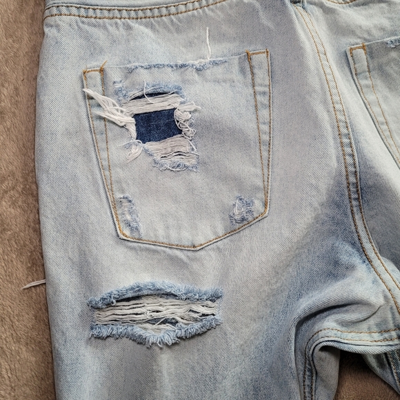 One Teaspoon Lonely Boy heavily distressed relaxed fit boyfriend jeans size 28 - Picture 8 of 16